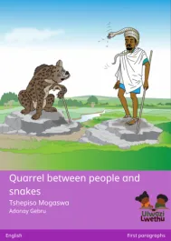 Quarrel between people and snakes