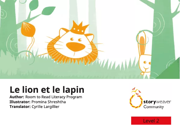 Cover thumbnail - Le lion et le lapin
