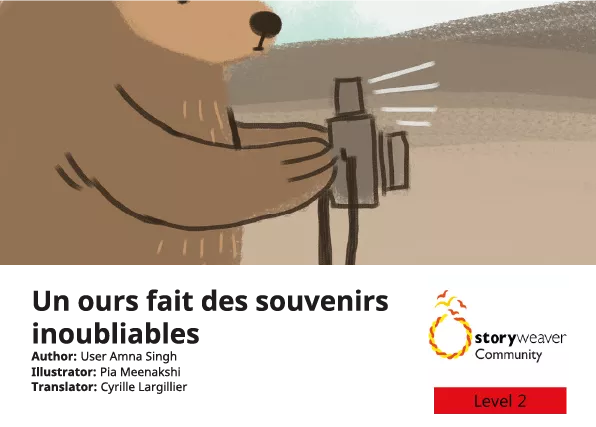 Cover thumbnail - Un ours fait des souvenirs inoubliables