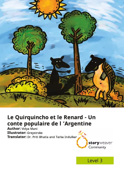 Cover thumbnail - Le Quirquincho et le Renard - Un conte populaire de l ’Argentine