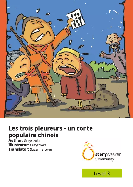 Cover thumbnail - Les trois pleureurs - un conte populaire chinois